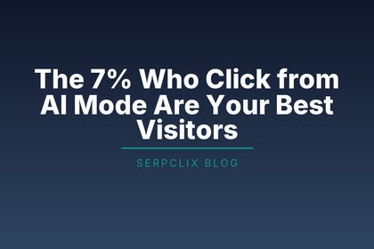 The 7% Who Click from AI Mode Are Your Best Visitors