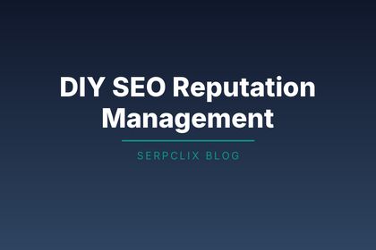 DIY SEO Reputation Management