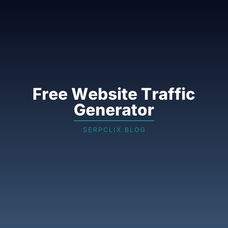 Free Website Traffic Generator